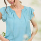 SALE Sweet & Sassy Ruffle Sleeve Top