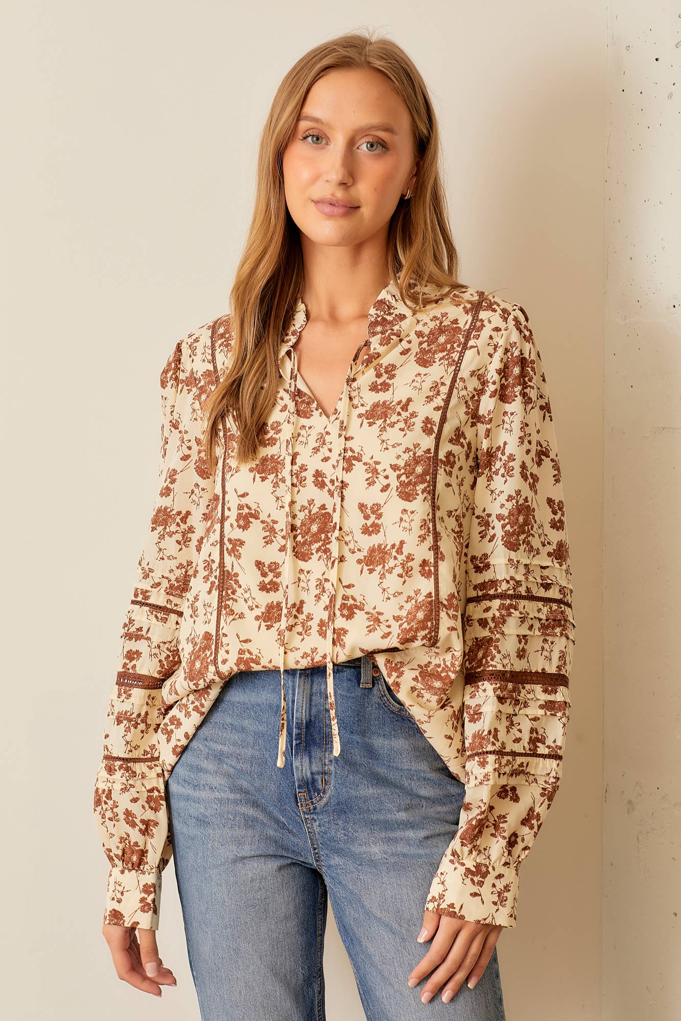 Printed Floral Top