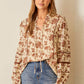 SALE Printed Floral Top