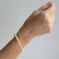 Layering Bracelets-6mm Gold Stacking Bracelets-Textured