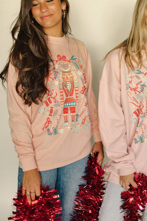 Whimsical Nutcracker - Christmas Graphic Long Sleeve Tee