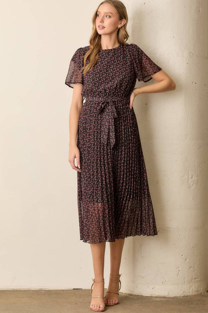 Caroline Floral Midi Dress