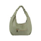 Braided Handle Hobo Bag