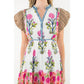 JoJo Flutter Sleeve Tiered Floral Maxi Dress