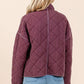 Mineral Wash Quilted Cotton Jacket