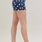 Judy Blue HW Americana Flag Fray Hem Shorts
