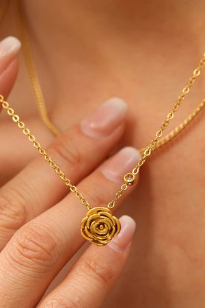 Gold Flower Necklace