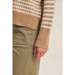 Cozy Striped Crew Neck Sweater