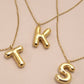 Initial Necklace Gold