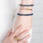 Emperor Blue Beaded Bracelet
