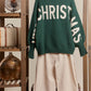 Oversized Ho Ho Ho Christmas Sweater
