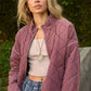 Mineral Wash Quilted Cotton Jacket