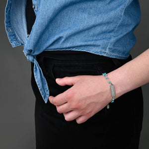 Follow Him Bracelet Silver