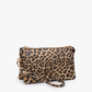 Riley Leopard 3 Compartment Crossbody/Wristlet