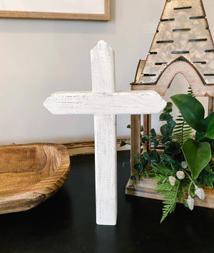 Standing Distressed Cross