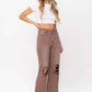 SALE Vintage High Rise Cropped Flare