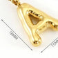 Initial Necklace Gold