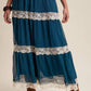 Fall for Me Tiered Lace-Trim Maxi Skirt