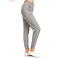 Plus Size Buttery Soft Solid Joggers with Drawstring