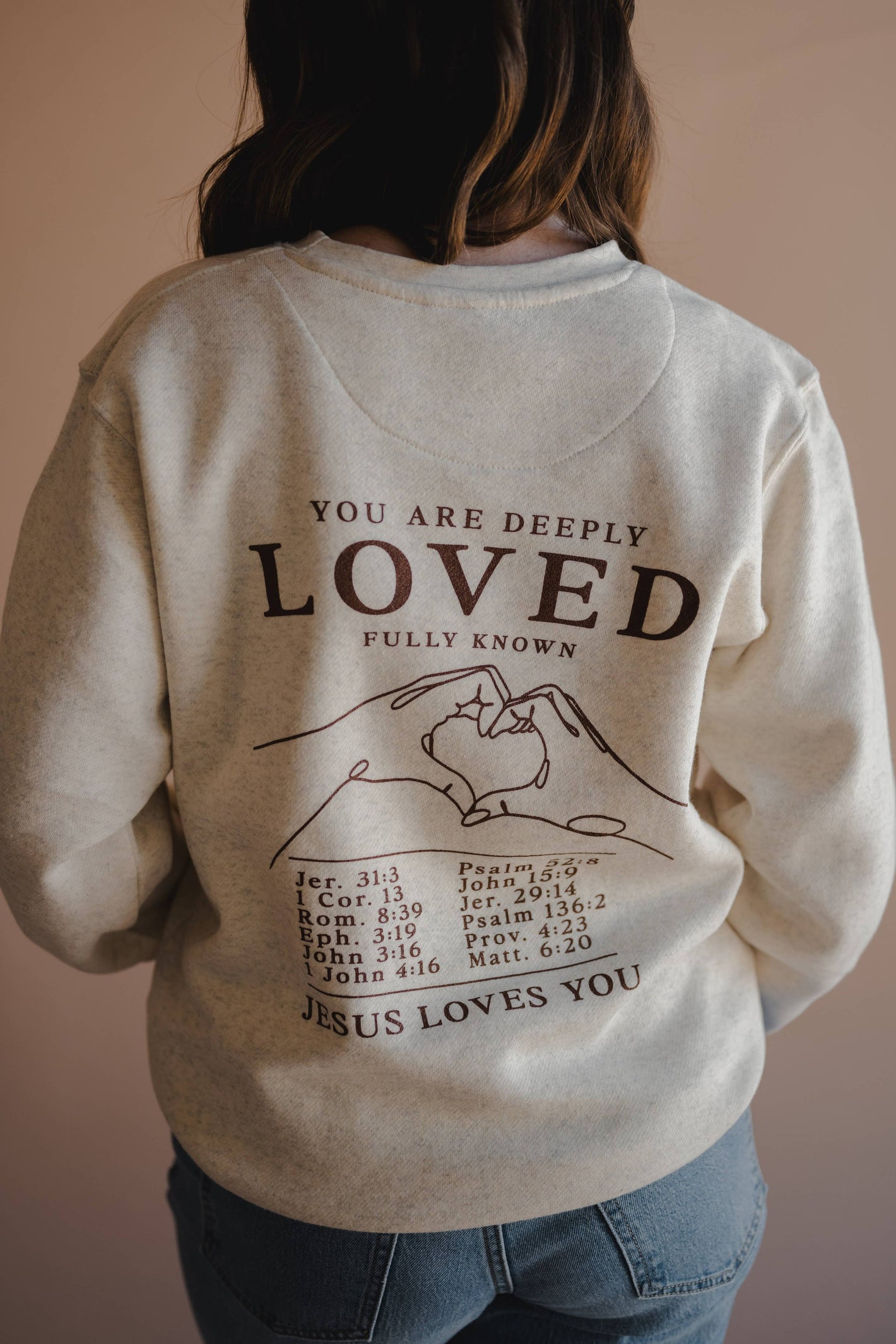 Jesus Loves You Pullover l Christian Sweatshirt