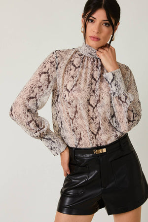 Printed Elegance Blouse