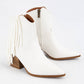 Dixie Belle Fringe Boot in White