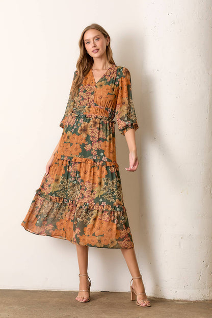 Small Town Big Print Dress