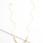 Golden Chandelier Zircon Necklace