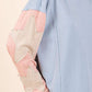 STAR PATCH LONG SLEEVE COLORBLOCK TOP