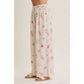 Carefree Summer Seashell Wide-Leg Pants