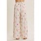 Carefree Summer Seashell Wide-Leg Pants