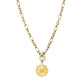 Raylee Toggle Starburst Coin Necklace
