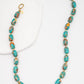 Sierra Bloom Turquoise Emperor Stone Beaded Necklace
