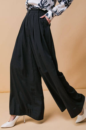 Woven Wide Leg Dress Pants