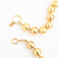 En Vogue Ball Necklace in Gold- 18K Gold Plated Elegant Necklace