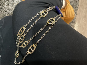 Mixed Metal Layered Necklace