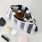 Striped Travel Cosmetic Bag