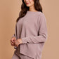 SALE Long Sleeve Crew Neck Top and Shorts
