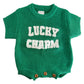 Sweater Romper, Lucky Charm Green