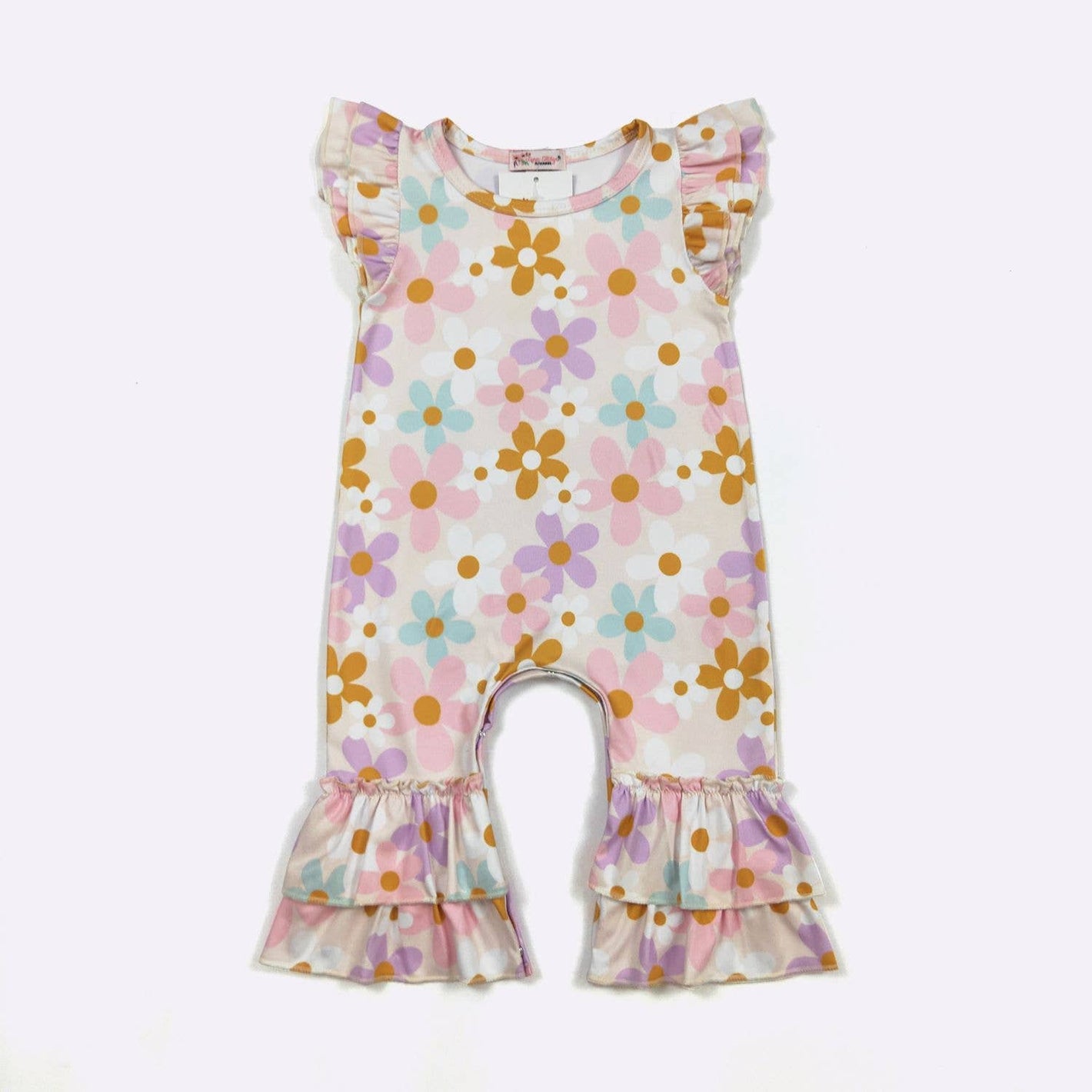 Pastel Daisy Baby Romper