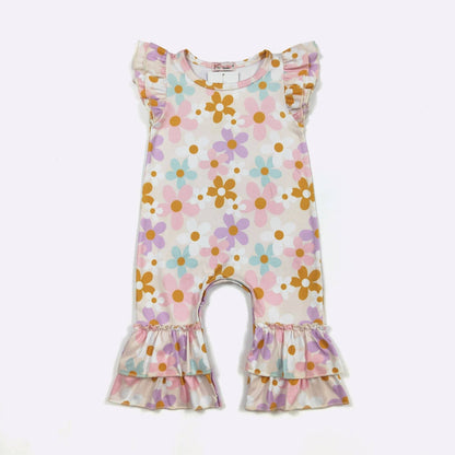 Pastel Daisy Baby Romper