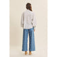 Embroidered Cotton Wide Leg Pants