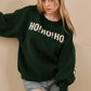 Oversized Ho Ho Ho Christmas Sweater