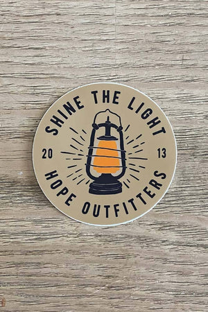 Shine The Light Sticker