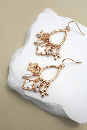 Clover Teardrop Earrings
