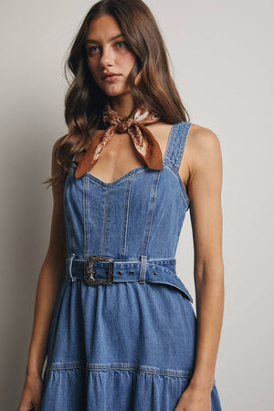 Denim Dreams Maxi Dress