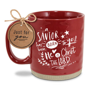 Savior is Born Christmas Mug