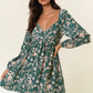 Lainey Long Sleeve Floral Mini Dress