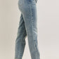 Vintage Wash Double Roll Cuff Boyfriend