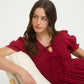 Mirah Smocked Front Tie Dress